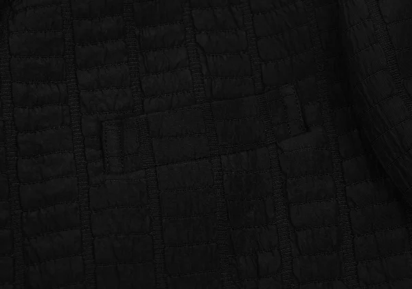 COMME des GARCONS Hem Frill Tape Embellished Jacquard Double Jacket K-171535_008