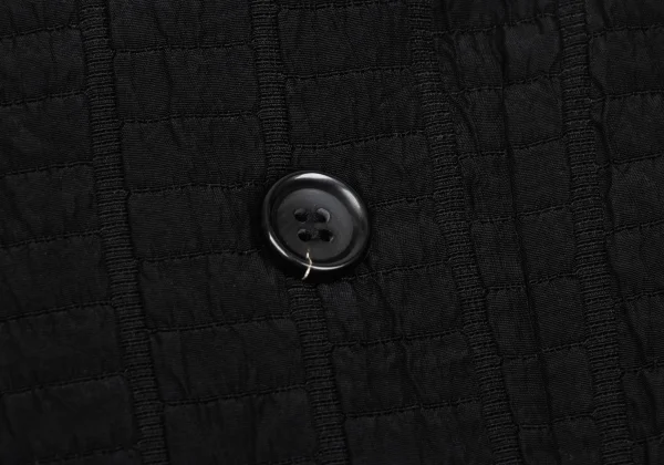 COMME des GARCONS Hem Frill Tape Embellished Jacquard Double Jacket K-171535_009