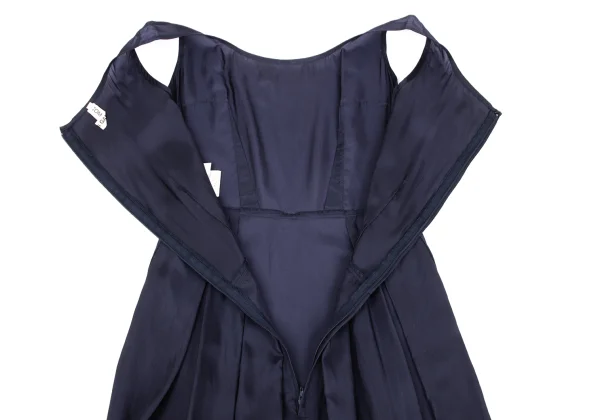 COMME des GARCONS Tuck Switching Sleeveless Dress K-171539_013