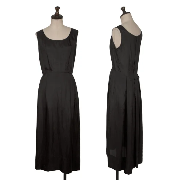 COMME des GARCONS Tuck Switching Sleeveless Dress Black S K-171540_001