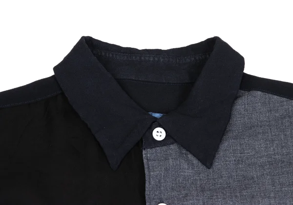COMME des GARCONS Dyed Panel Switching Blouse K-171548_004