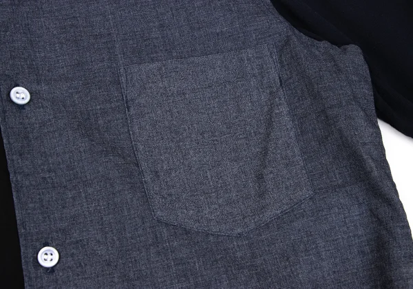 COMME des GARCONS Dyed Panel Switching Blouse K-171548_006