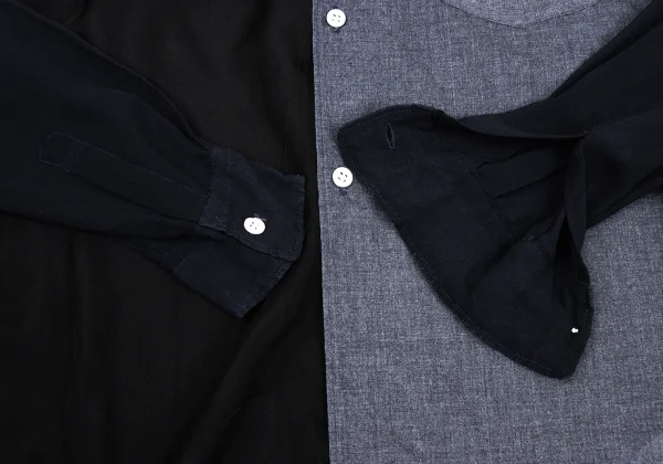 COMME des GARCONS Dyed Panel Switching Blouse K-171548_011