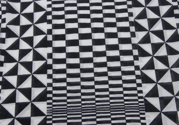 COMME des GARCONS Checker Print Sheer T Shirt K-171550_014