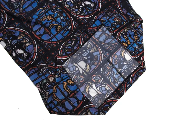 COMME des GARCONS Stained Glass Print Asymmetrical Sleeveless Top K-171552_008