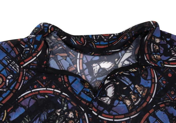 COMME des GARCONS Stained Glass Print Asymmetrical Sleeveless Top K-171552_010