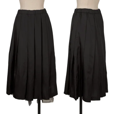 COMME des GARCONS Mesh Layered Pleated Skirt
