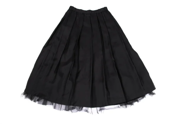 COMME des GARCONS Mesh Layered Pleated Skirt K-171554_002