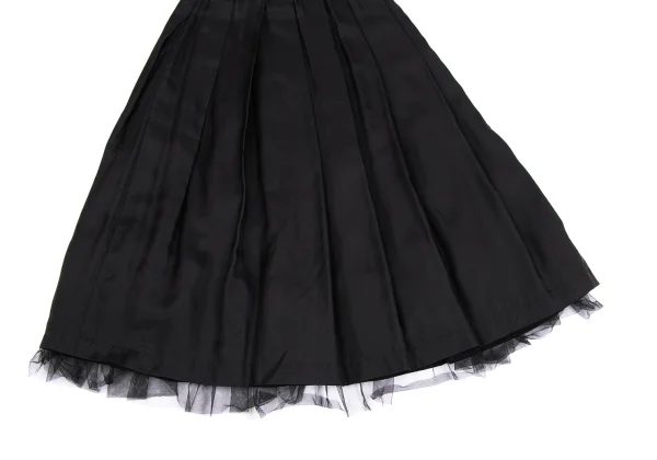 COMME des GARCONS Mesh Layered Pleated Skirt K-171554_006