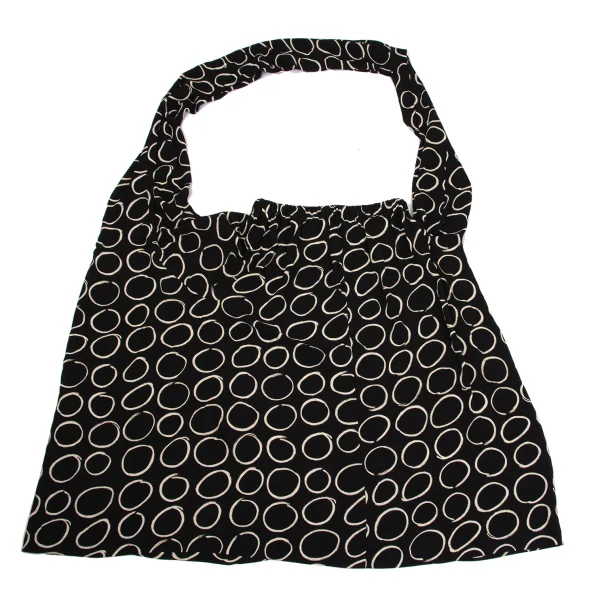 COMME des GARCONS Drawing Circle Print Suspender Skirt K-171557_002