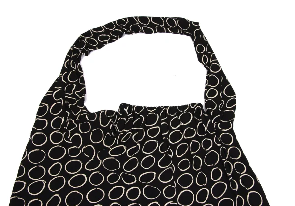 COMME des GARCONS Drawing Circle Print Suspender Skirt K-171557_003