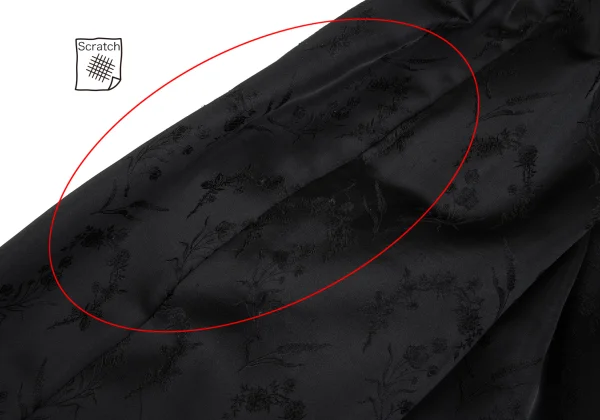 COMME des GARCONS Botanical Jacquard Half Mesh Switching Pants Skirt K-171560_007