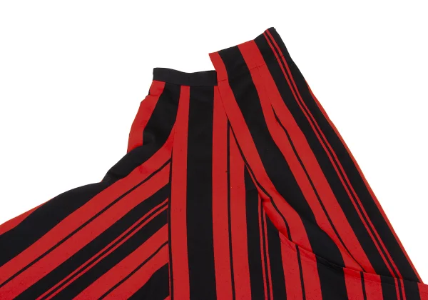 COMME des GARCONS Bold Striped Side Drape Switching Skirt K-171562_003