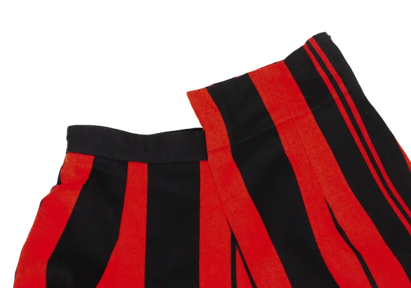 COMME des GARCONS Bold Striped Side Drape Switching Skirt K-171562_004