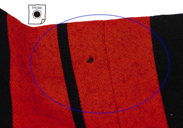 COMME des GARCONS Bold Striped Side Drape Switching Skirt K-171562_010