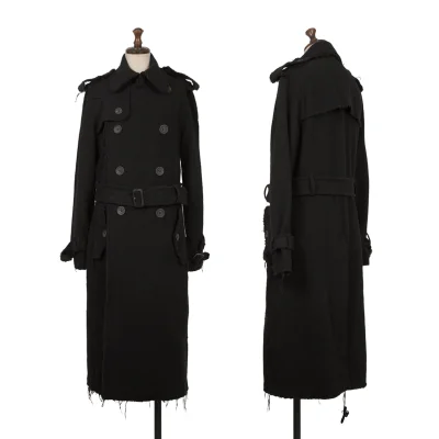 JUNYA WATANABE COMME des GARCONS Wool Fulling Trench Coat