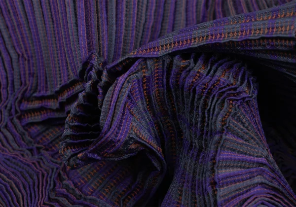 ISSEY MIYAKE 3D Steam Stretch Pleated Stripe Jacket K-171578_014