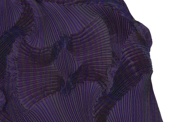 ISSEY MIYAKE 3D Steam Stretch Pleated Stripe Skirt K-171579_007