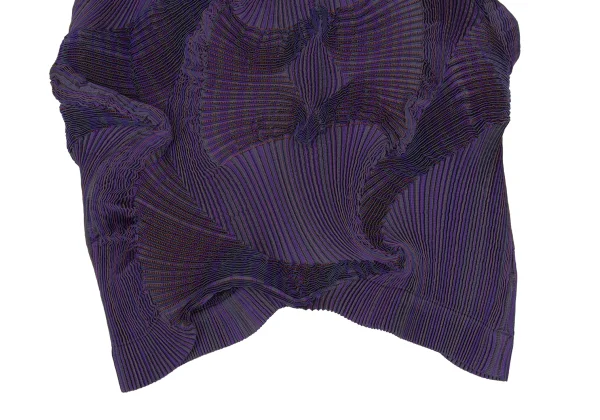ISSEY MIYAKE 3D Steam Stretch Pleated Stripe Jacket & Skirt K-171580_016