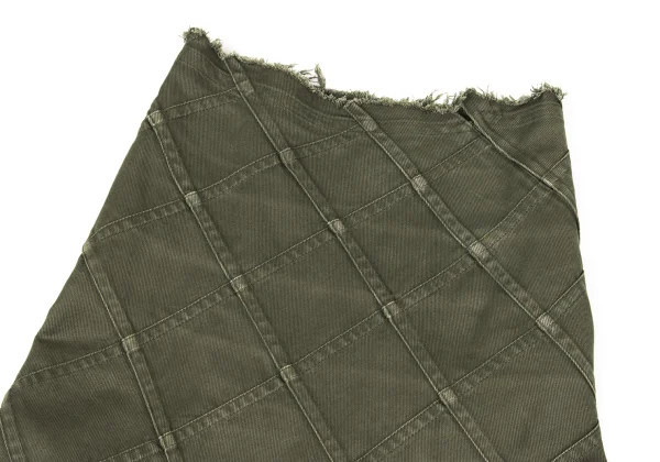 JUNYA WATANABE COMME des GARCONS Cut Off Bias Switching Flare Skirt K-171581_003
