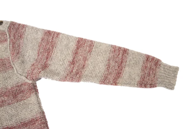 ISSEY MIYAKE Shoulder Button Striped Knit K-171583_008