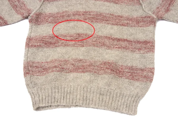 ISSEY MIYAKE Shoulder Button Striped Knit K-171583_011