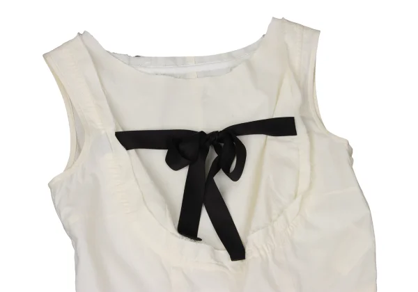 COMME des GARCONS Ribbon Design Side Zip Sleeveless Top K-171584_003