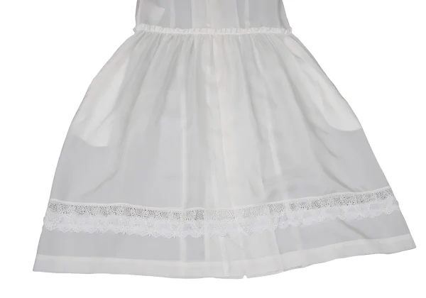 tricot COMME des GARCONS Hem Lace Switching Shirt Dress K-171585_016