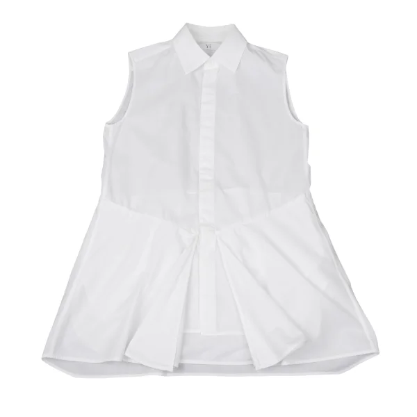 Y's Cotton Hem Layered Sleeveless Blouse K-171586_002