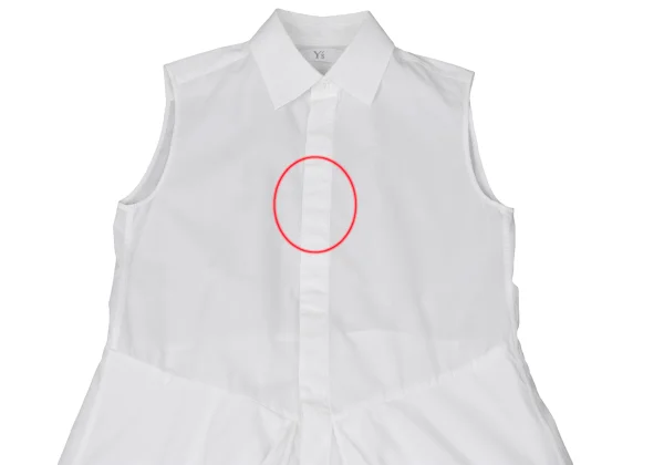 Y's Cotton Hem Layered Sleeveless Blouse K-171586_003