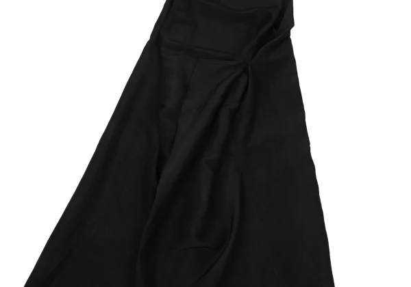 Y's Linen Silk Drape Design Sleeveless Dress K-171587_008