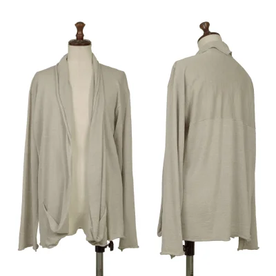 JURGEN LEHL Babaghuri Wool Linen Strap Design Knit Cardigan