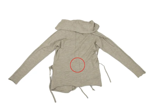 JURGEN LEHL Babaghuri Wool Linen Strap Design Knit Cardigan K-171589_012