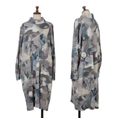 JURGEN LEHL Babaghuri Wool Blend Geometric Tunic