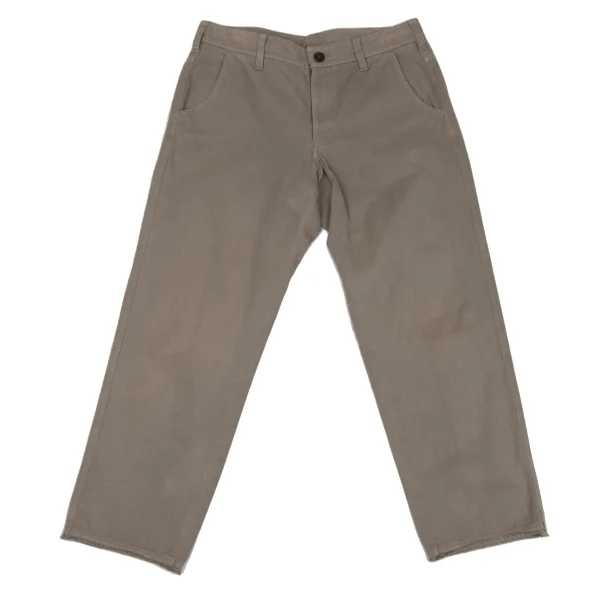 JURGEN LEHL Babaghuri Cotton Cut Hem Pants Mocha M K-171592_001