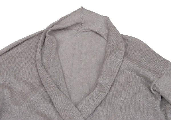 JURGEN LEHL Silk Blend Buttonless Knit Cardigan K-171593_005