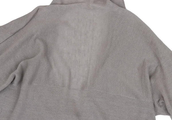 JURGEN LEHL Silk Blend Buttonless Knit Cardigan K-171593_012
