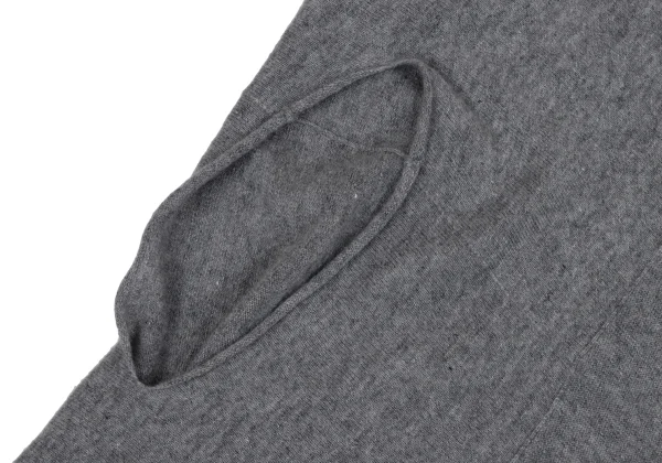 JURGEN LEHL Cashmere Blend Drape Neck Sleeveless Asymmetry Knit K-171595_008