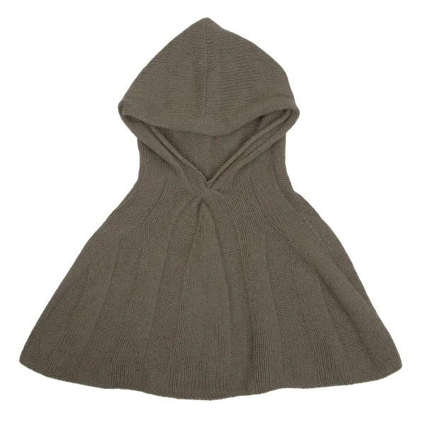 JURGEN LEHL Mink Blend Hooded Knit Neck Warmer K-171596_002