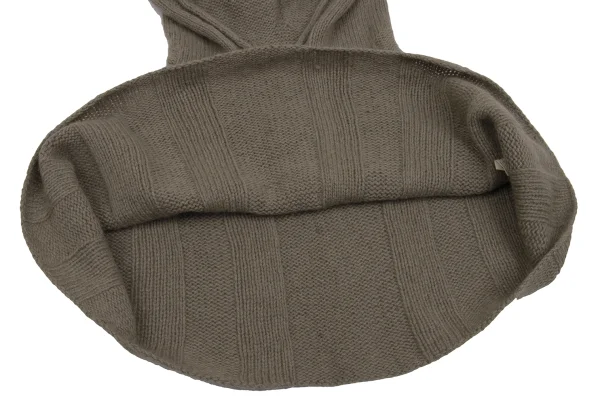 JURGEN LEHL Mink Blend Hooded Knit Neck Warmer K-171596_005