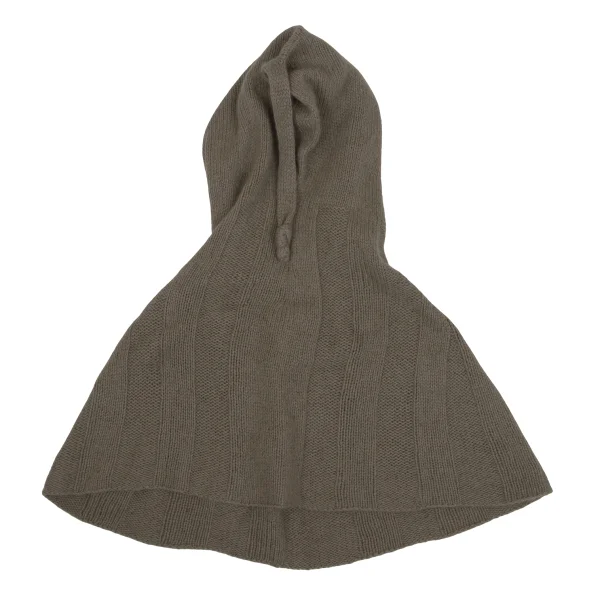 JURGEN LEHL Mink Blend Hooded Knit Neck Warmer K-171596_006