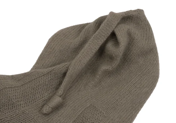 JURGEN LEHL Mink Blend Hooded Knit Neck Warmer K-171596_007