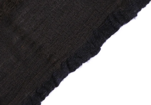 Unbranded  Check Weave Sheer Fringe Stole K-171601_005