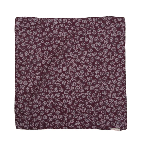 JURGEN LEHL Babaghuri Printed Handkerchief Bordeaux F K-171602_001