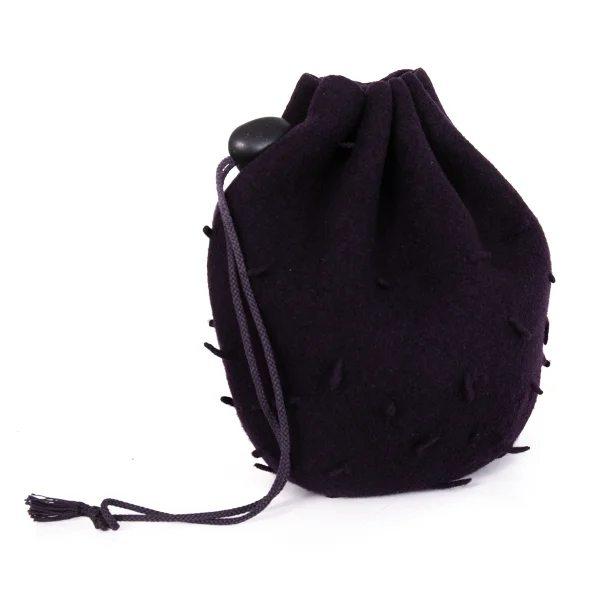 JURGEN LEHL Wool Felt Pouch Purple M K-171604_001