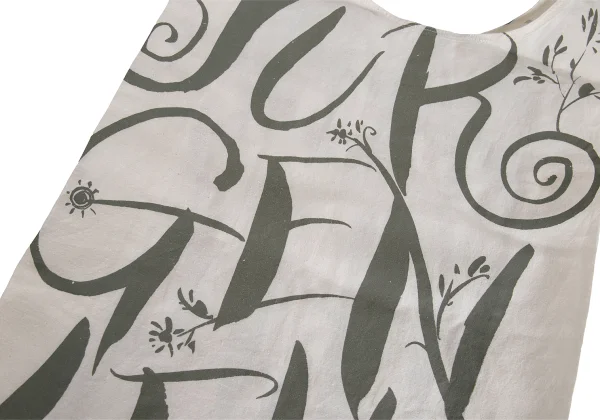 JURGEN LEHL Babaghuri Logo Printed Tote Bag K-171606_012