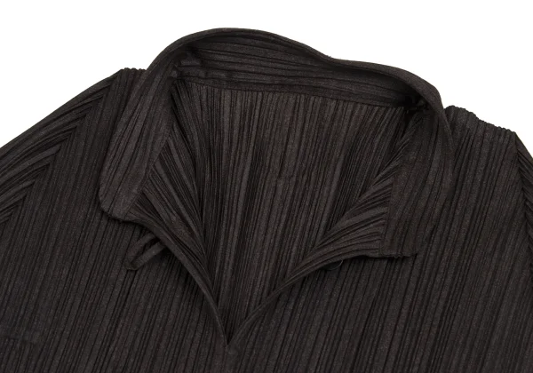 PLEATS PLEASE Metal Button Band-neck Skipper Top K-171614_006