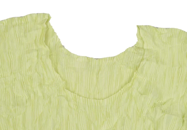 PLEATS PLEASE Wrinkle Pleated 3/4 Sleeve Sleeve Top K-171615_004