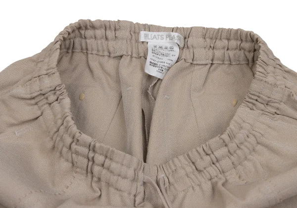 PLEATS PLEASE Ultrasonic Cutting Cropped Easy Pants K-171619_004