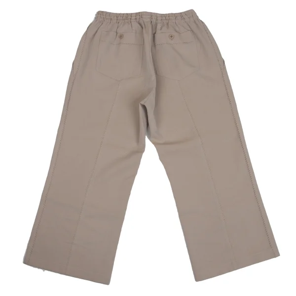 PLEATS PLEASE Ultrasonic Cutting Cropped Easy Pants K-171619_009